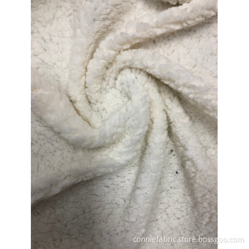 100% polyester imiter velveten tricoté tissu